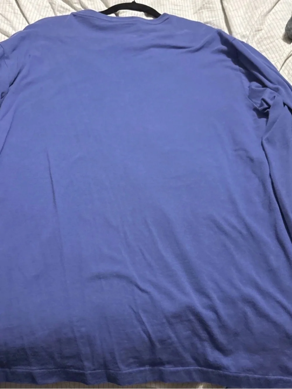 Polo by Ralph Lauren Long Sleeve Polo Graphic Tee - Periwinkle Blue